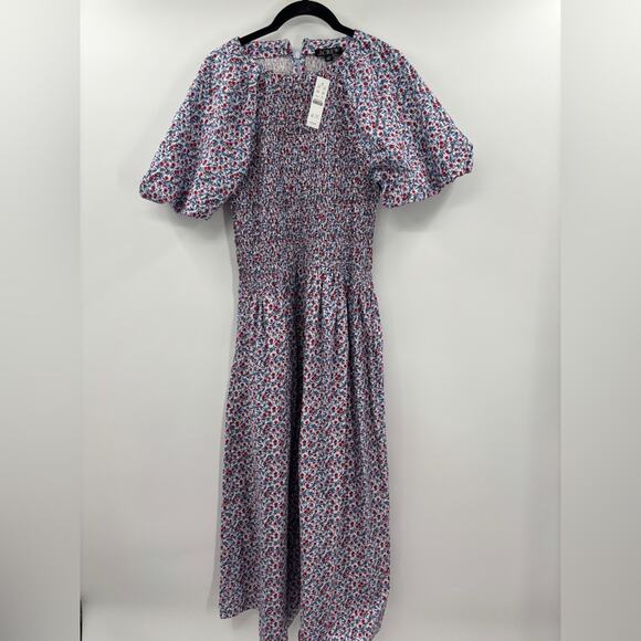 J. Crew Meadow Dress In Poppy Cotton Poplin - Picture 3 of 7